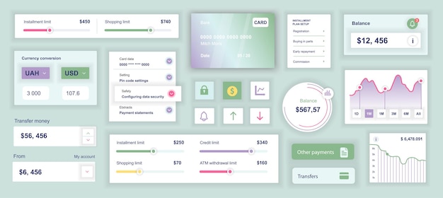 Ілюстрація фінансової панелі